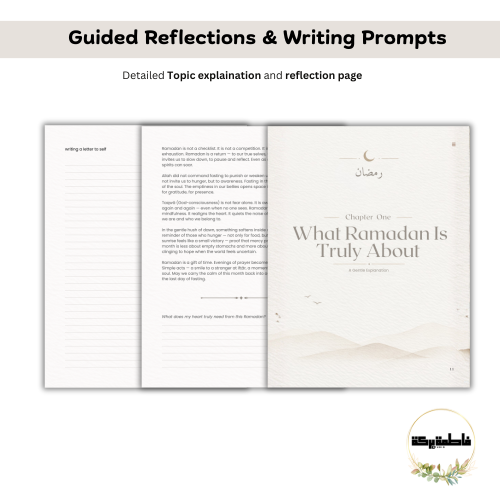 Ramadan Transformation Guide – Digital Spiritual Journal Workbook for Muslims