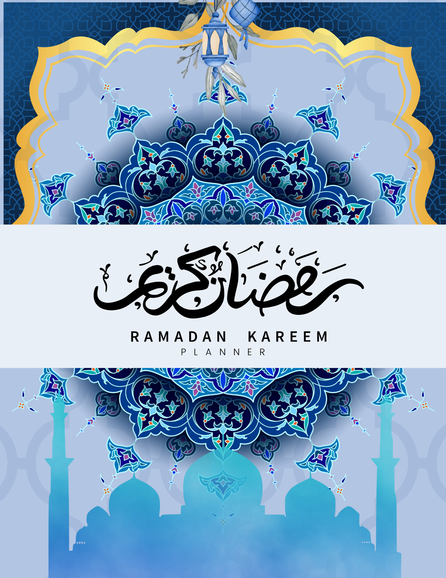 Ultimate 30-Day Ramadan Planner – Daily Checklist for Prayers, Quran, Duas & Meal Planning