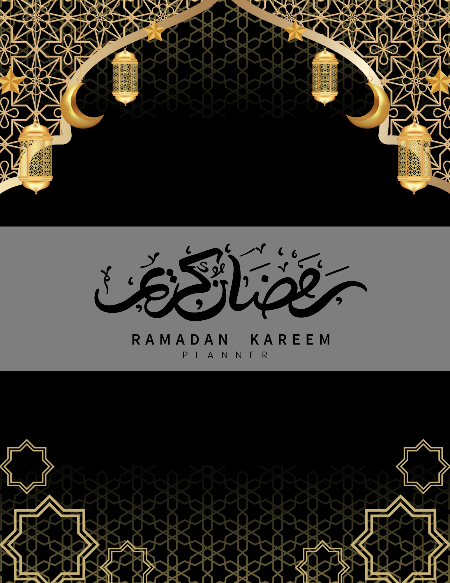 Ultimate 30-Day Ramadan Planner – Daily Checklist for Prayers, Quran, Duas & Meal Planning